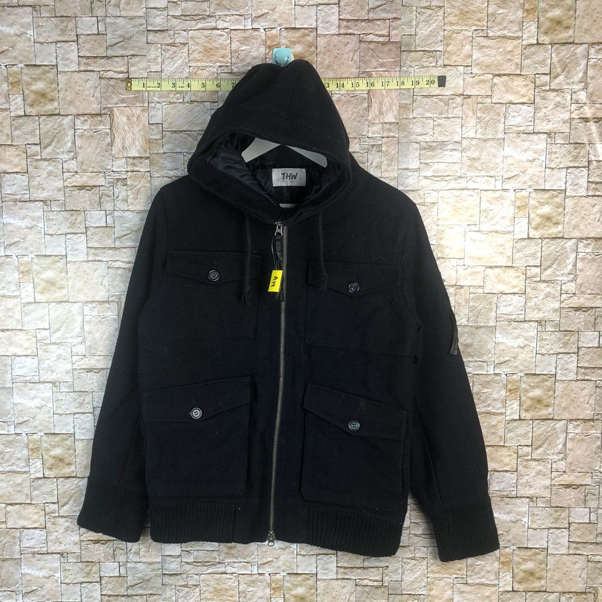 Japanese Brand THW Dark Blue Bombers Jacket #A14 Size US M / EU 48-50 / 2 - 1 Thumbnail