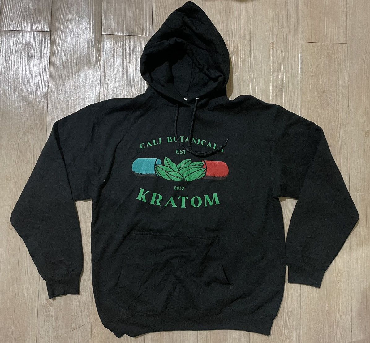 Designer Kratom Cali Botanicals Hoodie Marijuana Snoop Dogg Breakfast Size US L / EU 52-54 / 3 - 1 Thumbnail