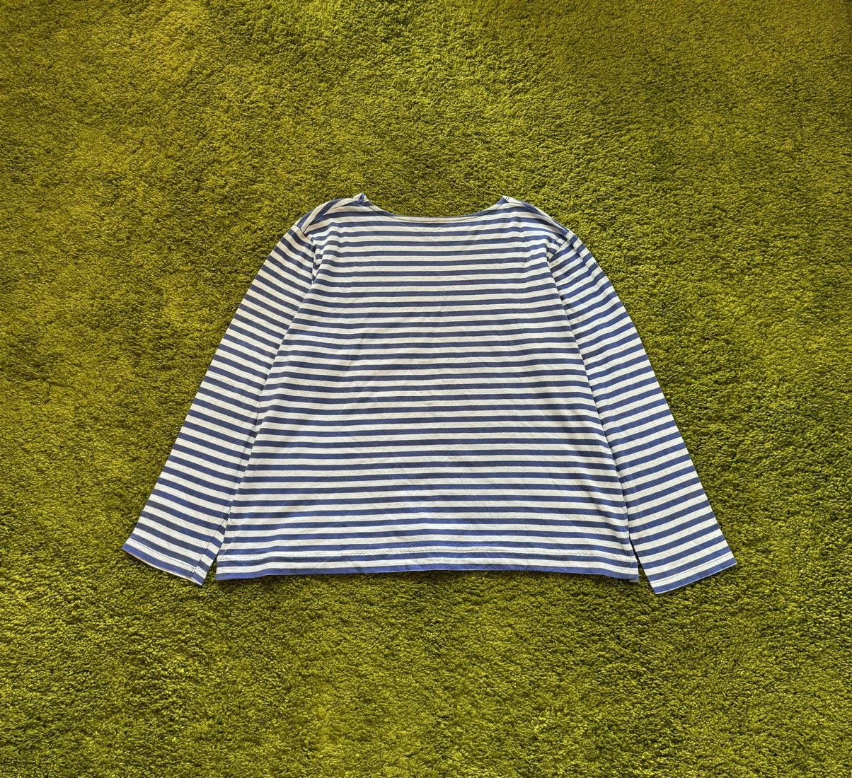 Designer Gudrun Sjoden avant garde striped minimalist longsleeve Size XL / US 12-14 / IT 48-50 - 2 Thumbnail