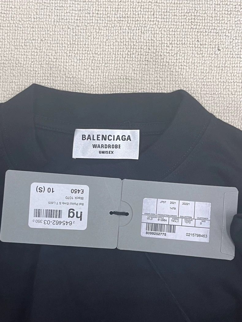 Other Balenciaga Monogrammed Logo printed short sleeve regular T Size S / US 4 / IT 40 - 5 Thumbnail