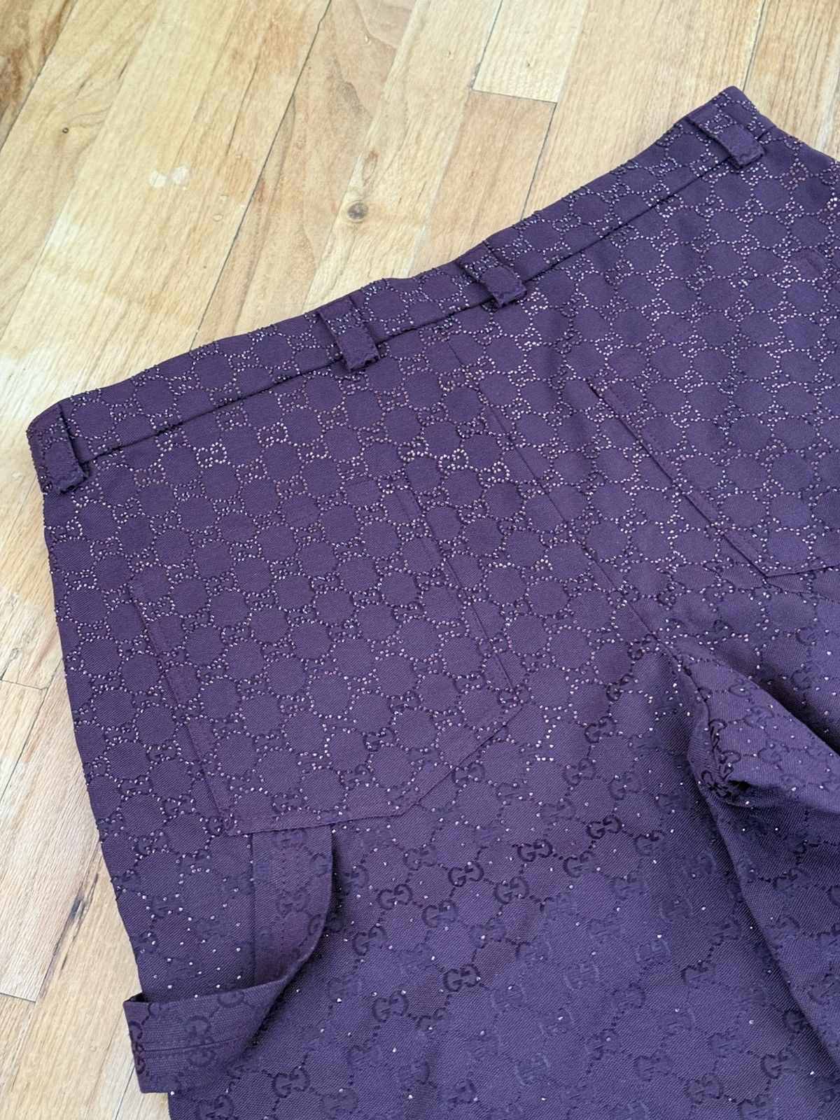 Gucci Gucci GG Canvas Shorts with Crystals Size US 40 / EU 56 - 8 Thumbnail
