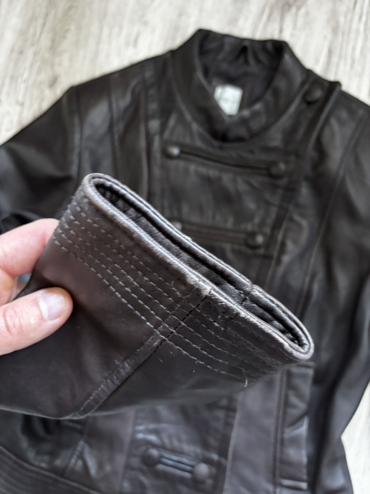 New Look Vintage Y2k old label new look brown leather jacket Size M / US 6-8 / IT 42-44 - 9 Thumbnail