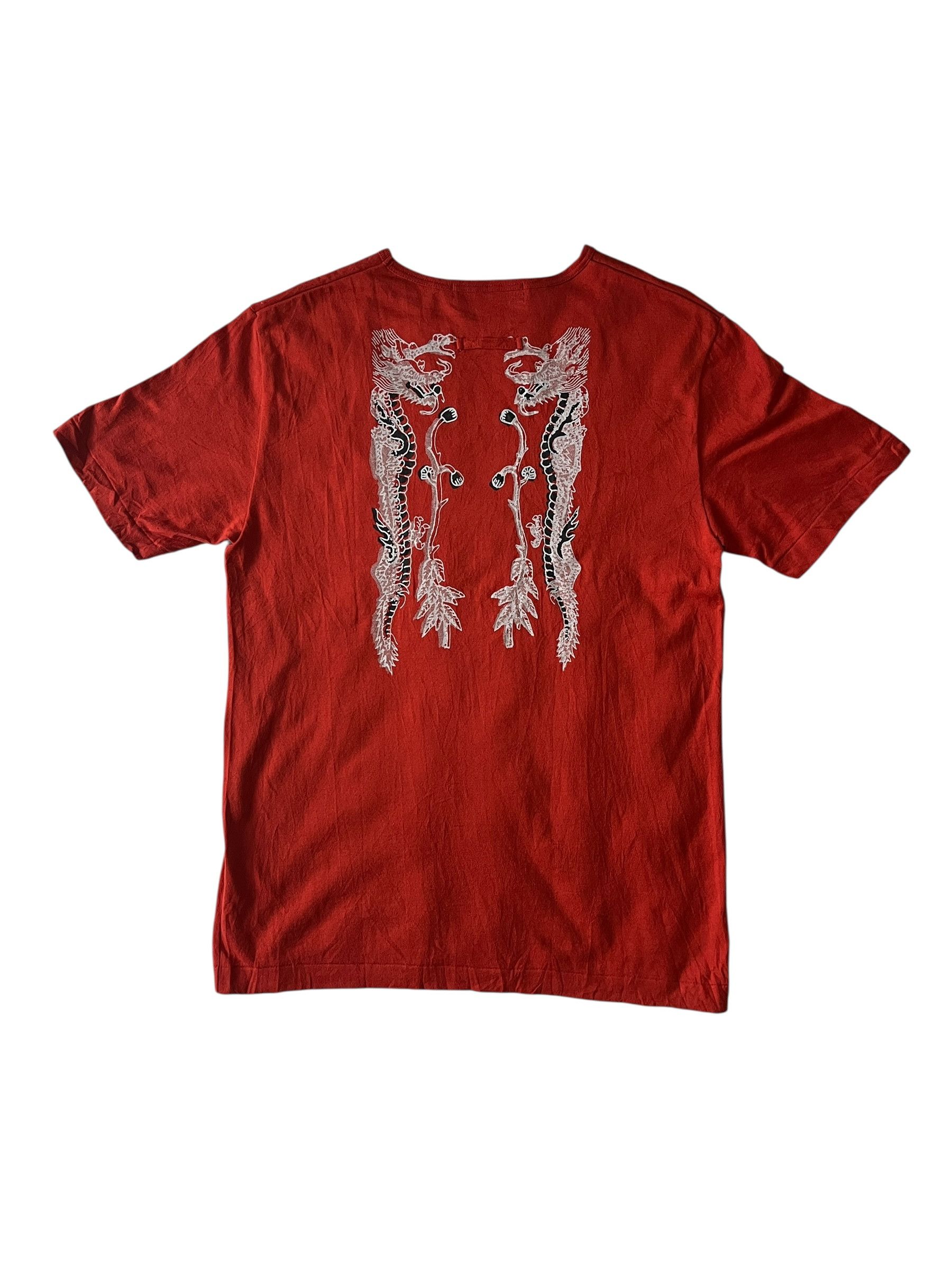 Gaultier Homme Objet Jean Paul Gaultier Double Dragon Backhit Tshirt Size US S / EU 44-46 / 1 - 3 Thumbnail