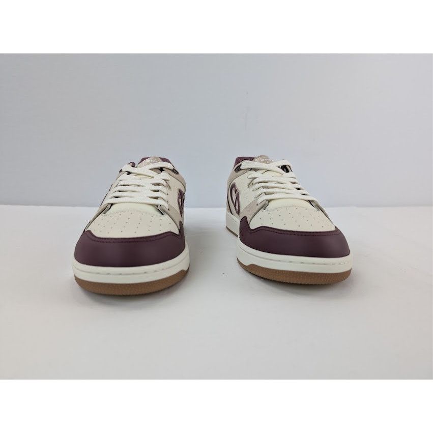 Dior o1rshd1 Leather Low Top Sneaker in Beige / Viole Size US 10 / EU 43 - 10 Thumbnail