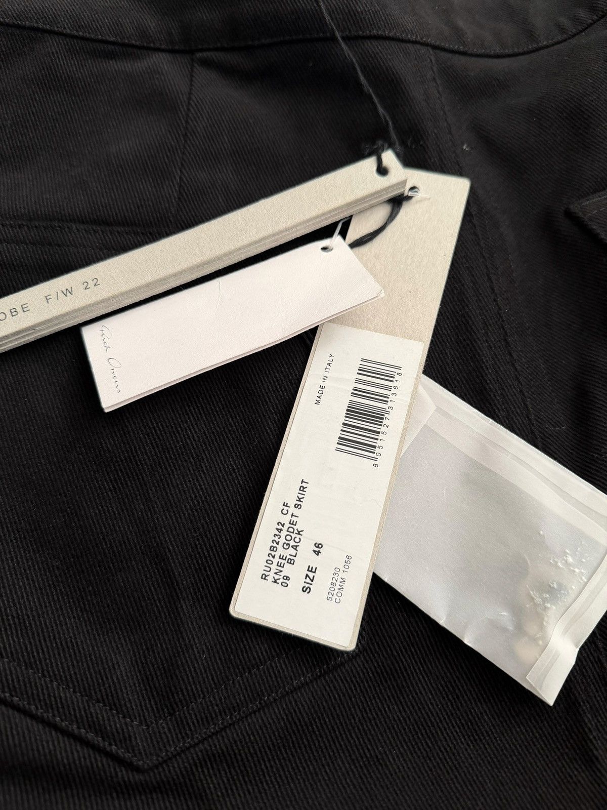 Rick Owens 2022 Strobe Godet Denim Maxi Skirt Size US 30 / EU 46 - 12 Thumbnail