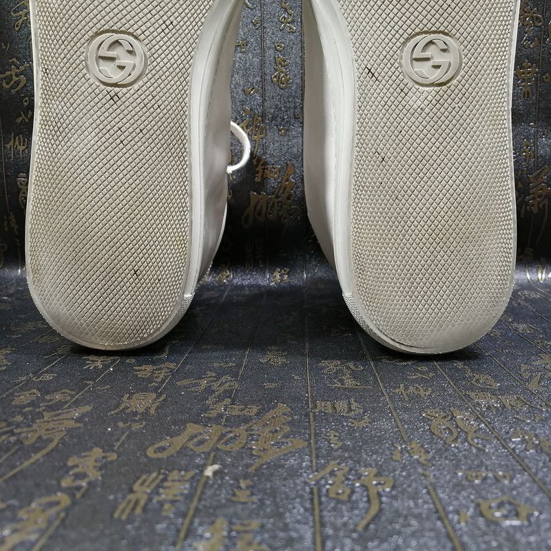 Gucci Gucci White High-Top Sneakers with Snake Design - Size US 9.5 / EU 42-43 - 7 Thumbnail