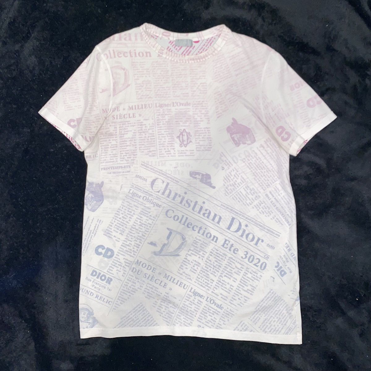 Dior Dior 2020 Newspaper Tshirt | Grailed