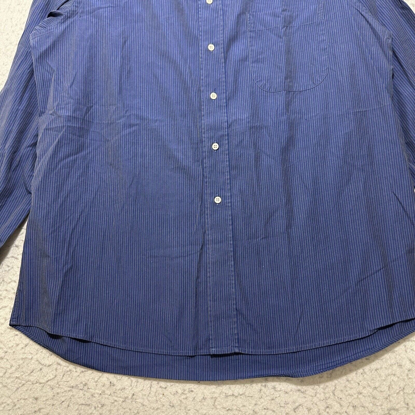 Hugo Boss BOSS Hugo Boss 16 Button Down Dress Shirt Blue Pattern Size US L / EU 52-54 / 3 - 4 Thumbnail