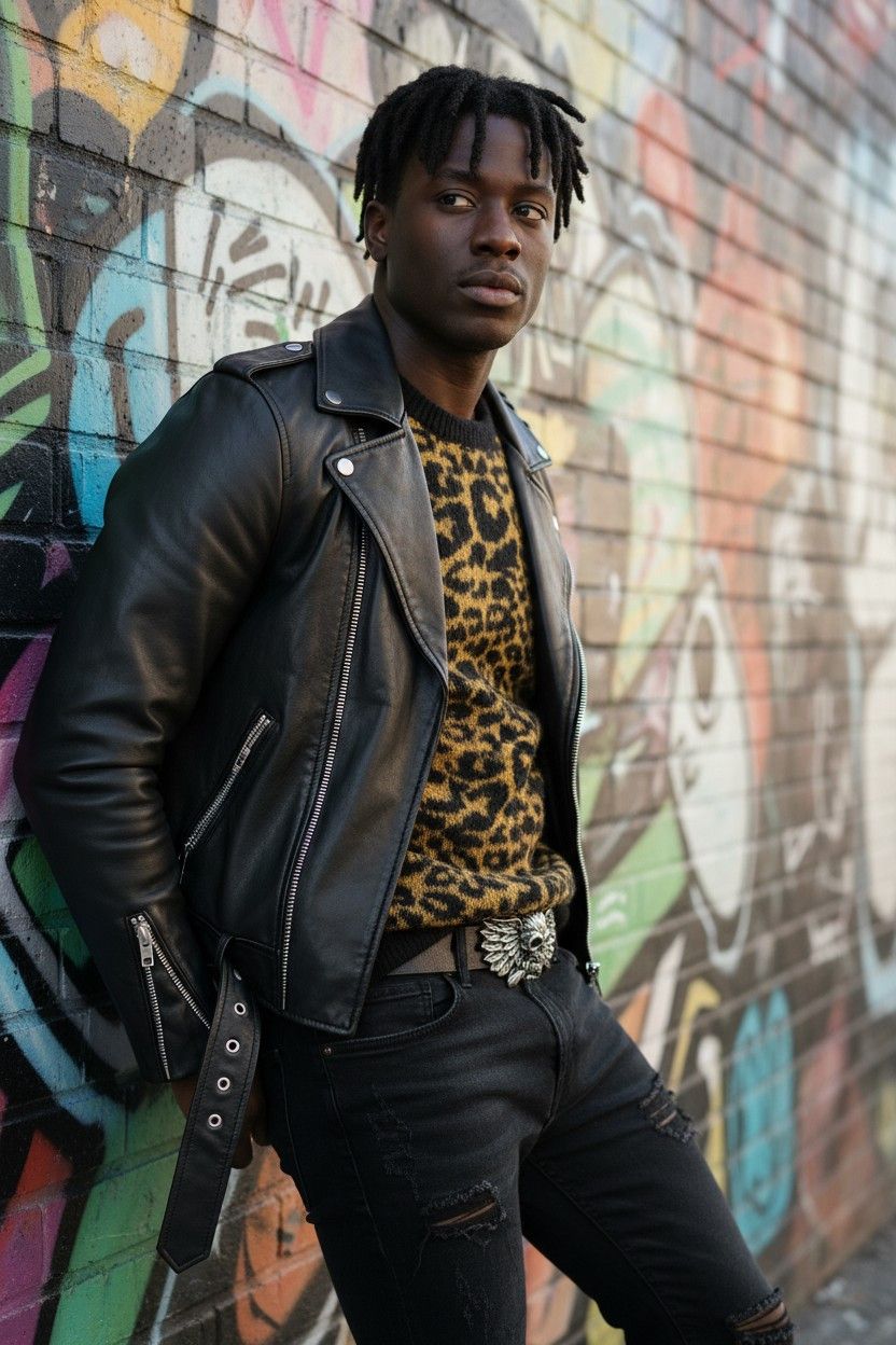 Straight To Hell Riley Leopard Sweater Size US M / EU 48-50 / 2 - 1 Thumbnail