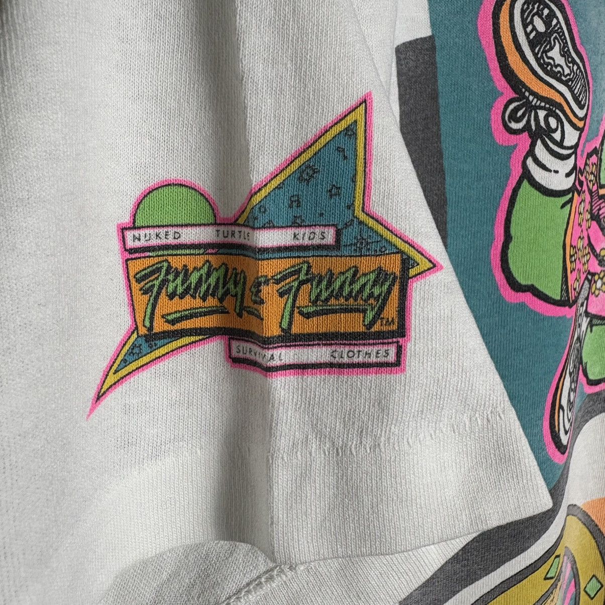 Vintage Vintage 90s Nuked Turtle Volley Graphic T-Shirt Size US M / EU 48-50 / 2 - 6 Thumbnail