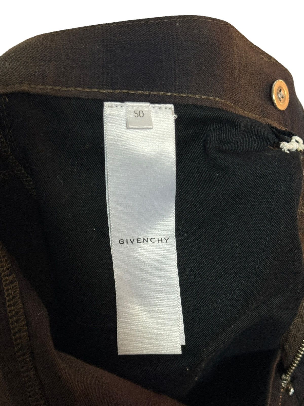 Givenchy SS22 Givenchy Boro Distress Checker Plaid Straight Leg Pants Size US 34 / EU 50 - 11 Thumbnail