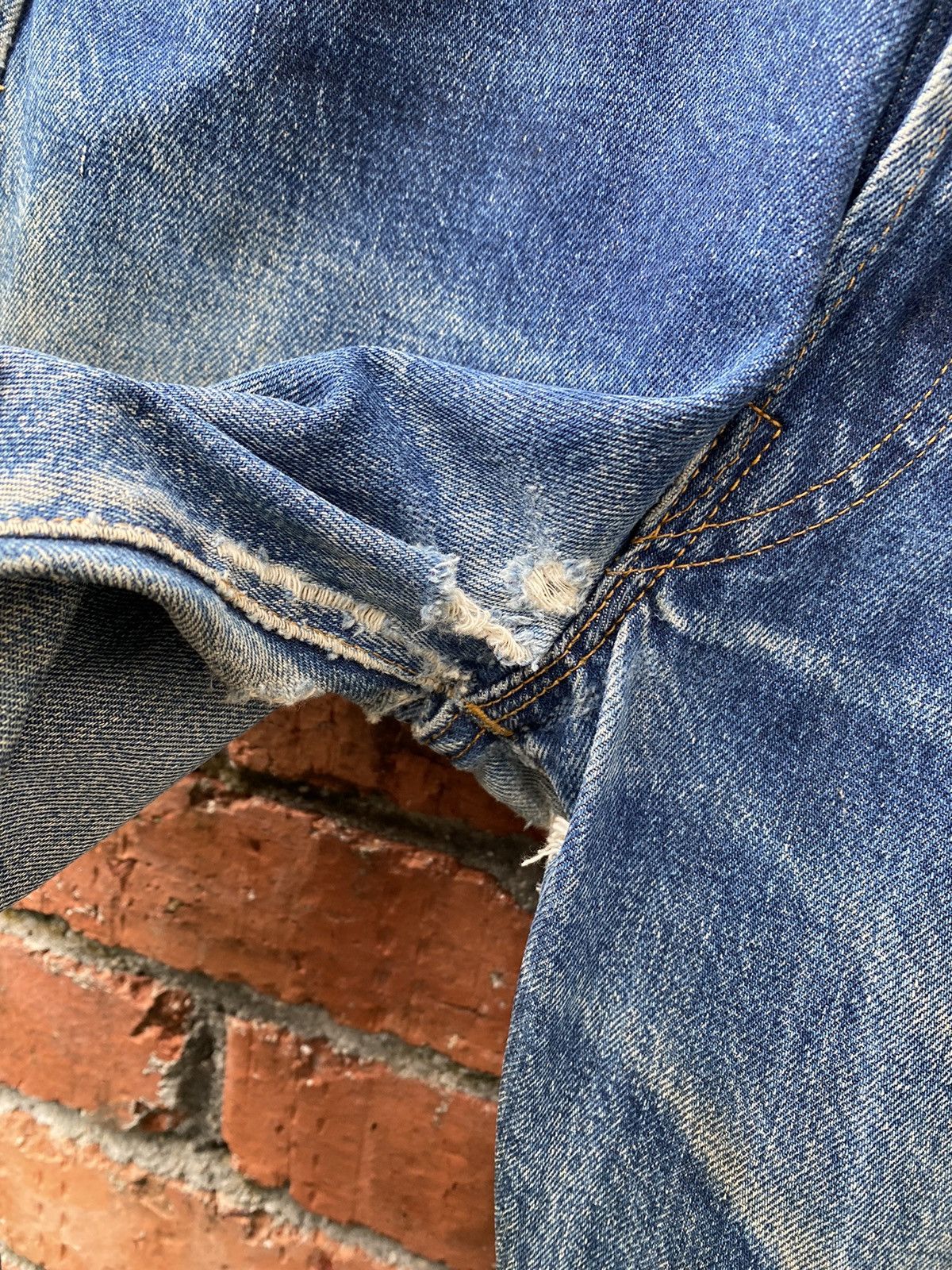 Levi's Vintage Clothing × Vintage W30x27 vintage levi's 501xx redline distressed made in USA Size US 30 / EU 46 - 3 Thumbnail