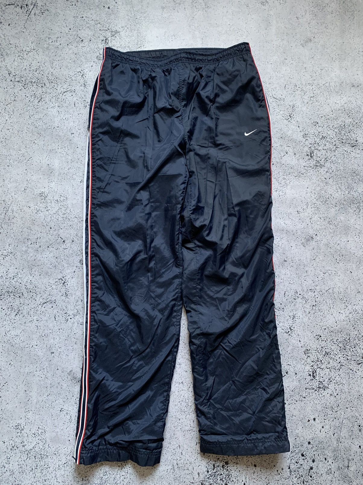 Nike Vintage Nike Nylon Track Pants Drill Double Swoosh Y2K USA Size US 36 / EU 52 - 2 Thumbnail