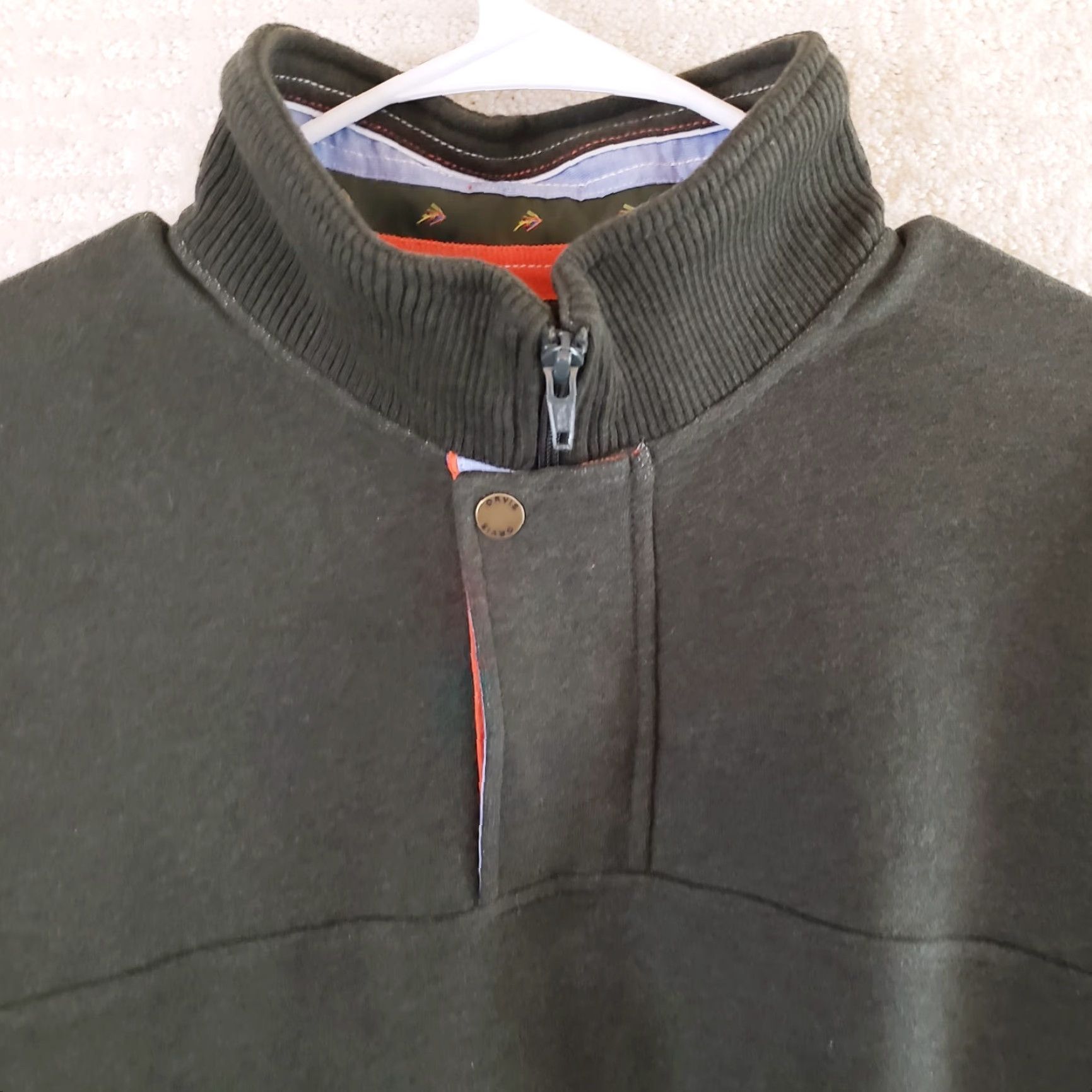 Orvis Orvis Sweater Mens Medium Green 1/4 Zip Outdoors Hiking Mock Neck Pullover Size US M / EU 48-50 / 2 - 4 Thumbnail