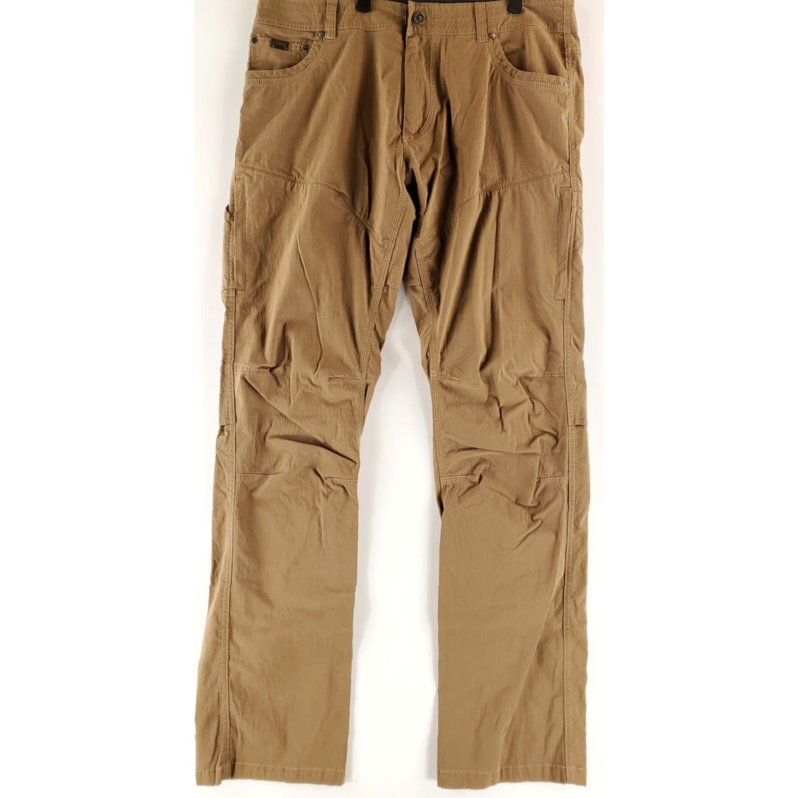 Vintage Kuhl Konfidant Pants Hiking Brown Side Pockets Mens 37x34 Regular Chino Brown Mens 37x34 Actual Size US 37 - 2 Thumbnail