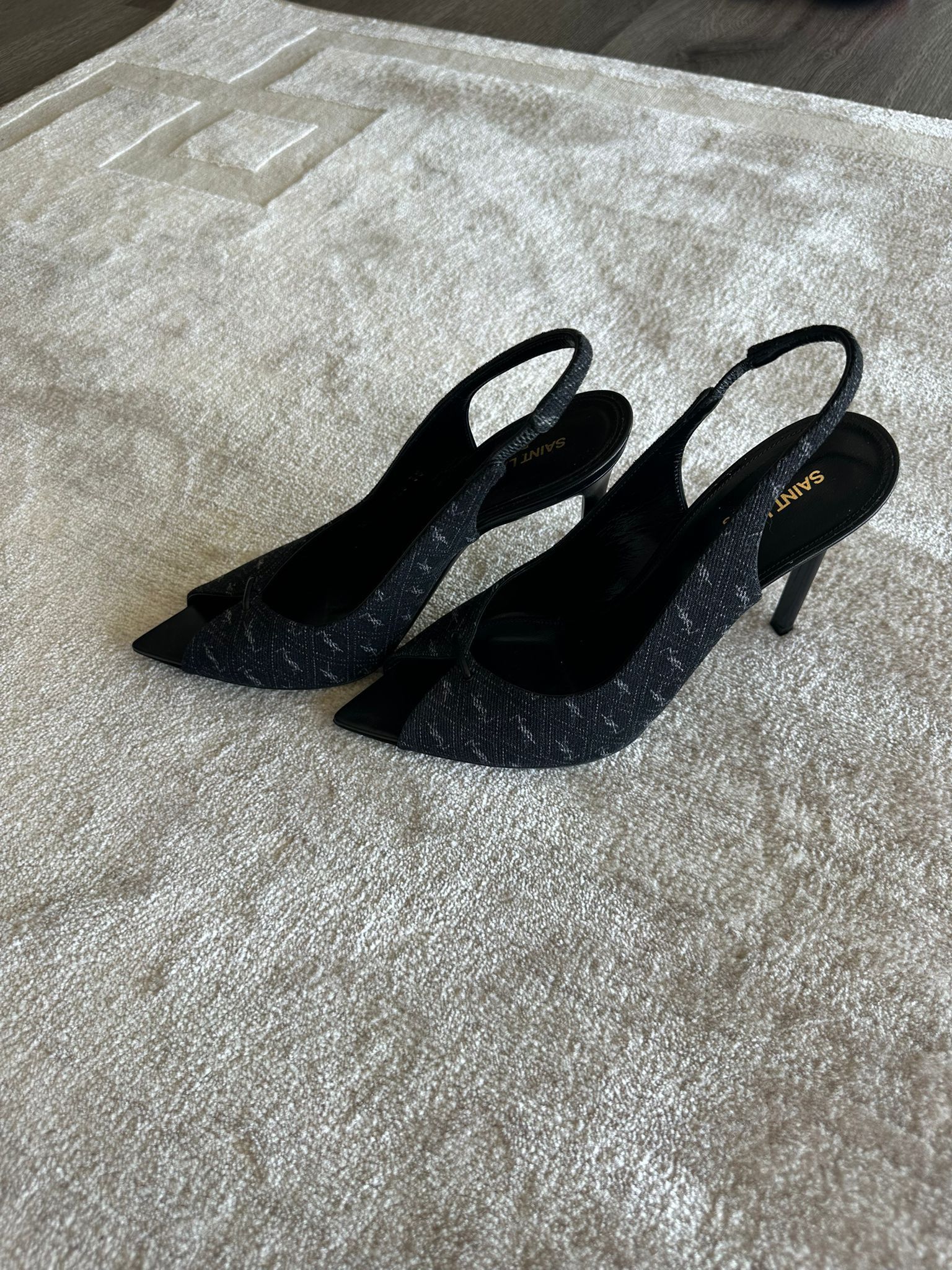 Yves Saint Laurent (RRP $995) YSL Corrado Heels Size US 7 / IT 37 - 6 Thumbnail