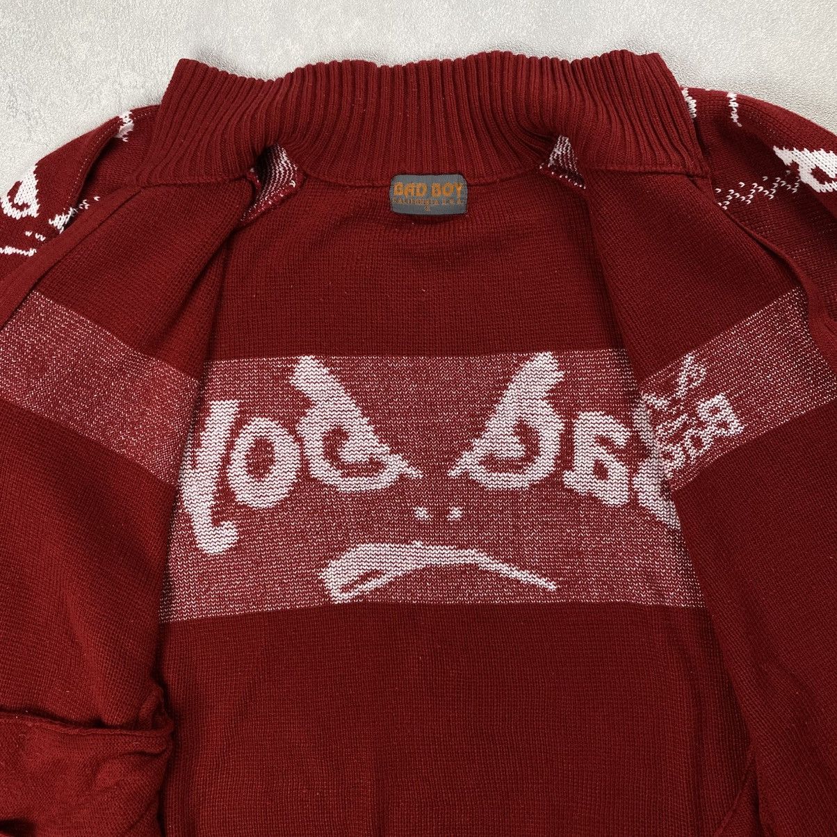 Tribal Streetwear Bad Boy Wool Zip Knitwear Size US XXL / EU 58 / 5 - 12 Thumbnail
