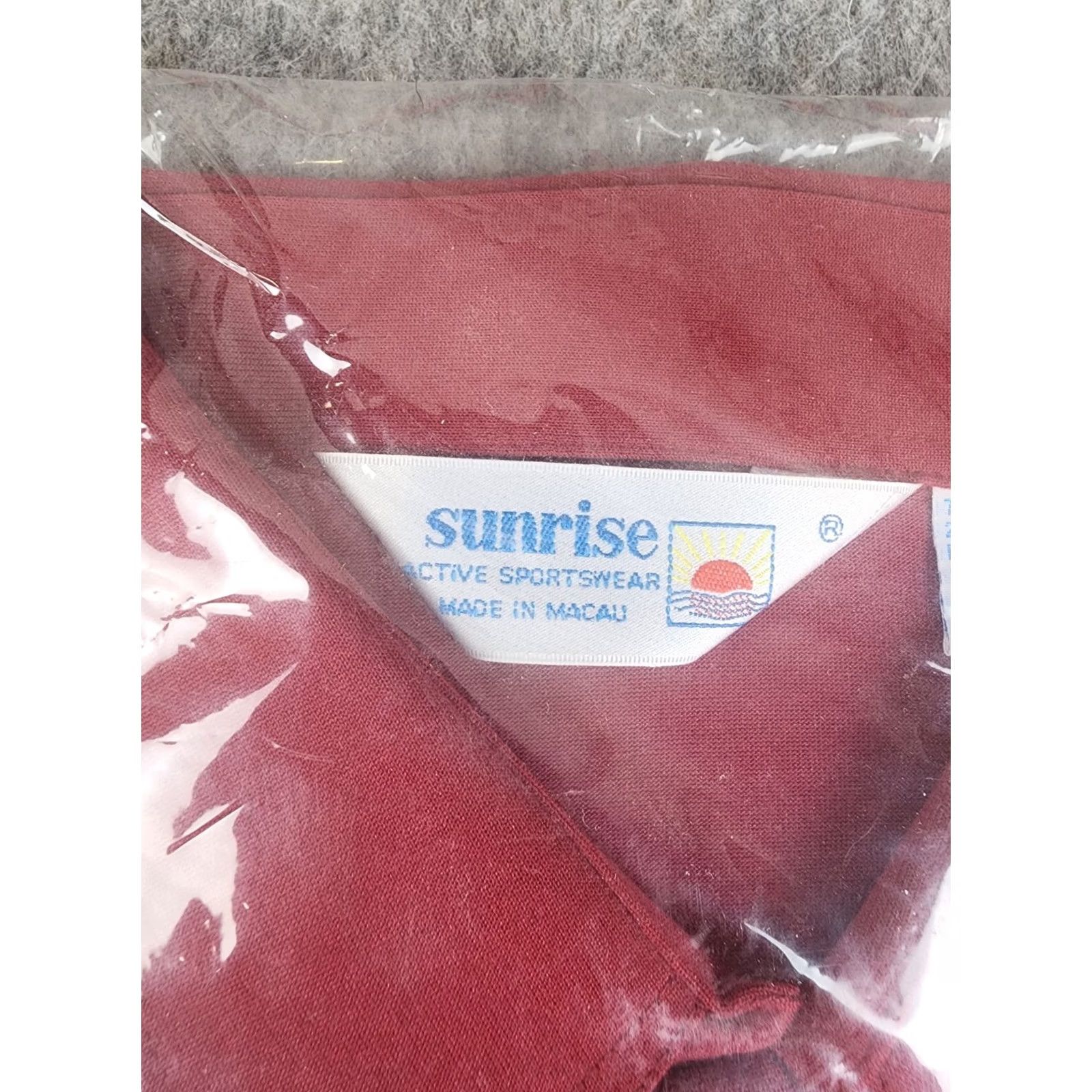 Vintage VINTAGE Sunrise Active Sportswear Polo Shirt Men XL Red Short Sleeve New 1980s Size US XL / EU 56 / 4 - 5 Thumbnail