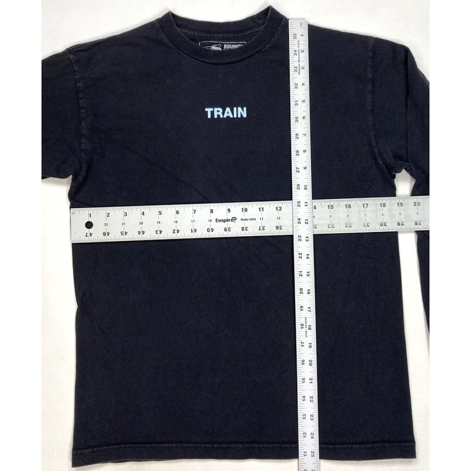 Equipment VINTAGE Equinox Equipment Train Graphic T-shirt Women Medium Black Long Sleeve Size M / US 6-8 / IT 42-44 - 6 Thumbnail