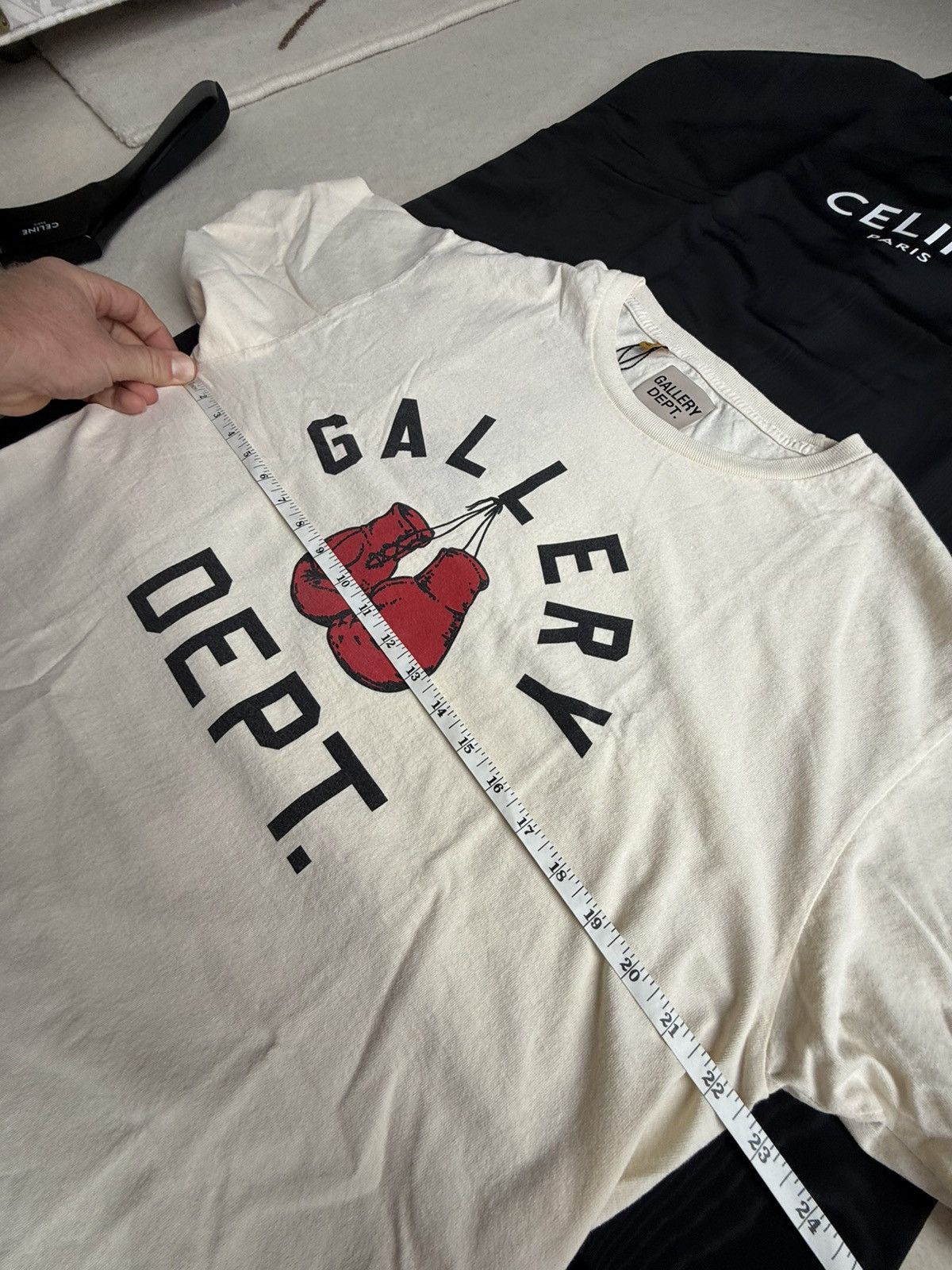 Gallery Dept. Gallery Dept boxing gloves off white t shirt Medium Size US M / EU 48-50 / 2 - 3 Thumbnail