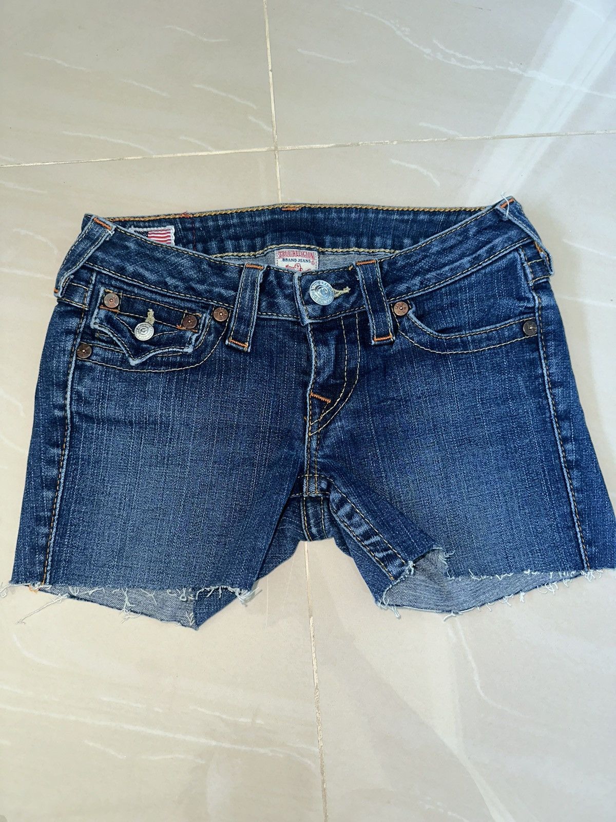 True Religion × Vintage True Religion mini shorts Size 25" / US 0 / IT 36 - 3 Thumbnail
