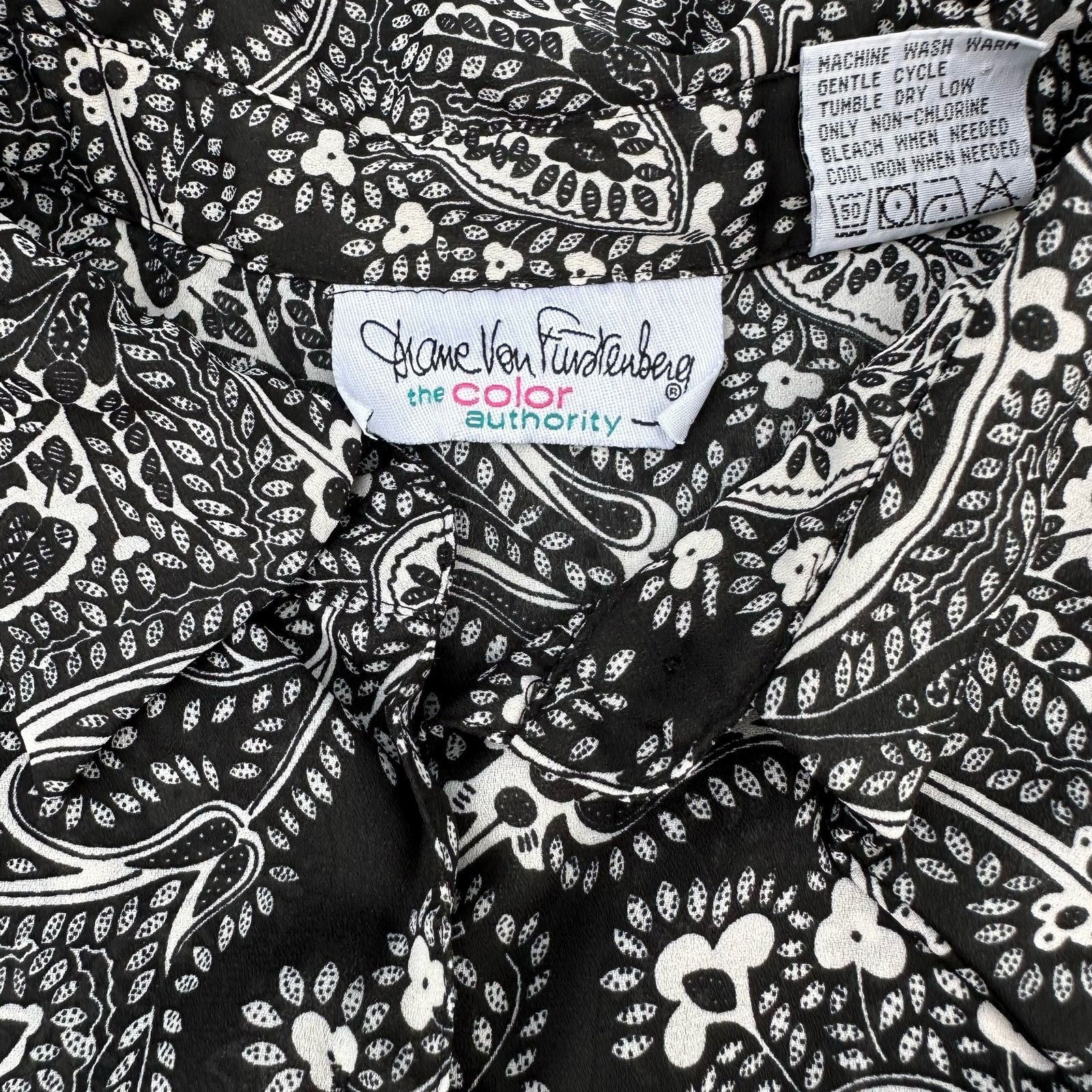 Diane von Furstenberg Diane Von Furstenberg Button Down Top - 2X/3X Size XXL / US 16-18 / IT 52-54 - 3 Thumbnail