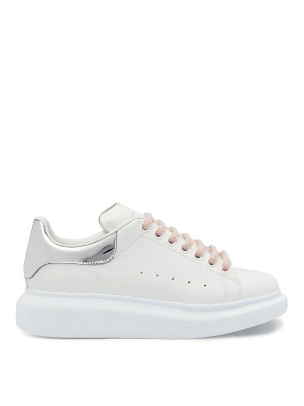 Alexander McQueen o1w1db10925 Oversized Sneaker in White/Silver Size US 6 / IT 36 - 1 Thumbnail