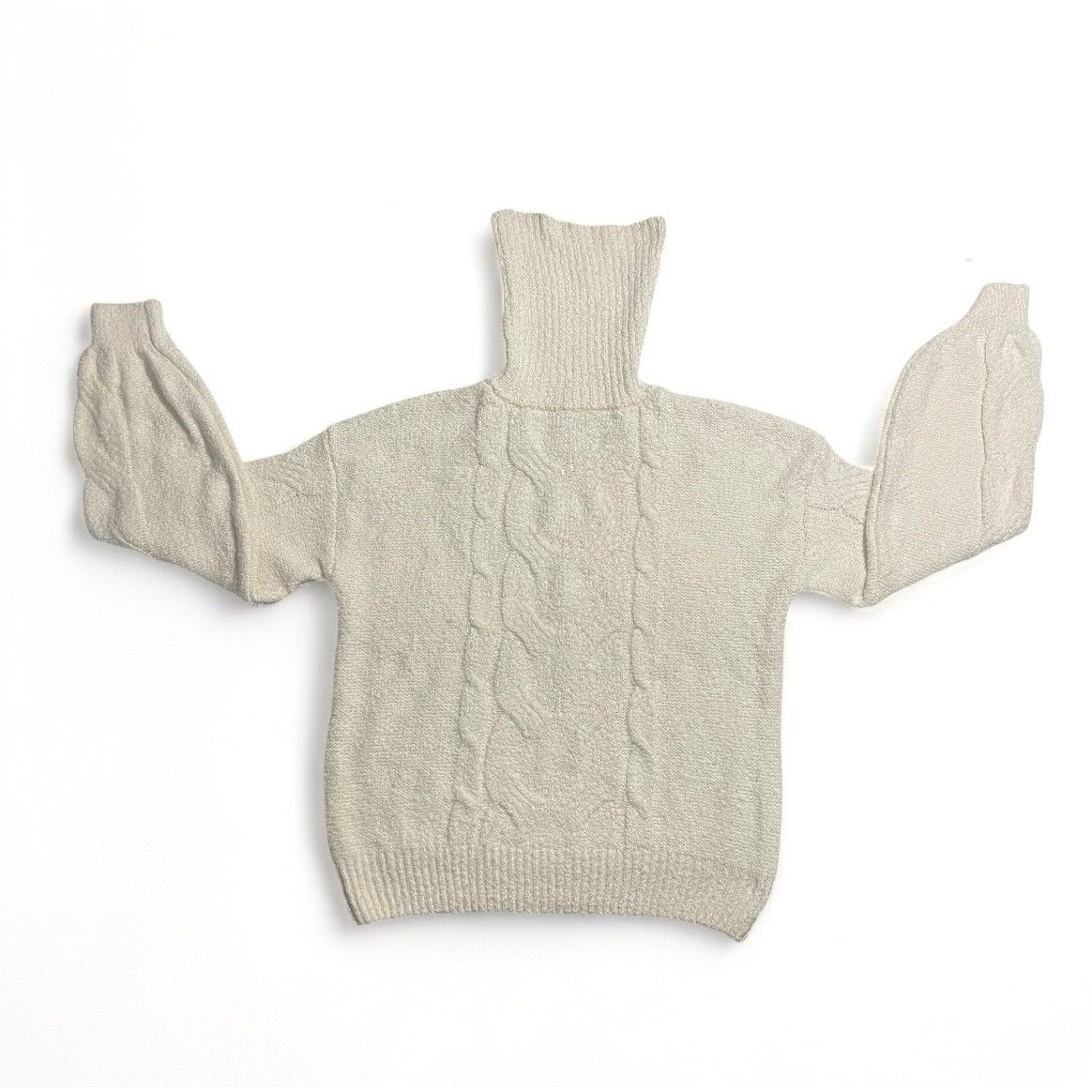 Other Hippie Rose Juniors' Cable-Knit Turtleneck Sweater - Winter Size L / US 10 / IT 46 - 1 Thumbnail