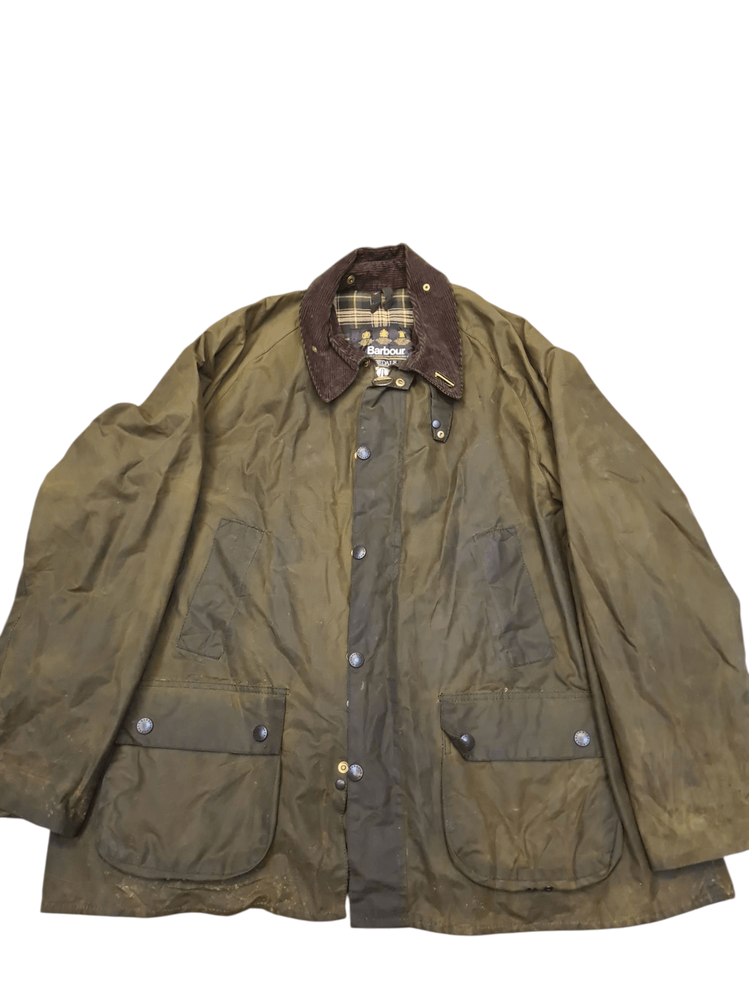 Barbour Sunfaded distressed barbour bedale outdoor hunting camp Size US L / EU 52-54 / 3 - 1 Thumbnail
