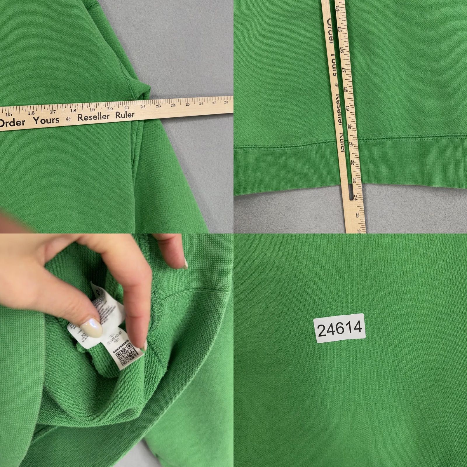 Converse Converse Sweatshirt Golf Le Fleur Adult Small Green Pullover 1/4 Zip Casual Mens Womens Size S / US 4 / IT 40 - 9 Thumbnail