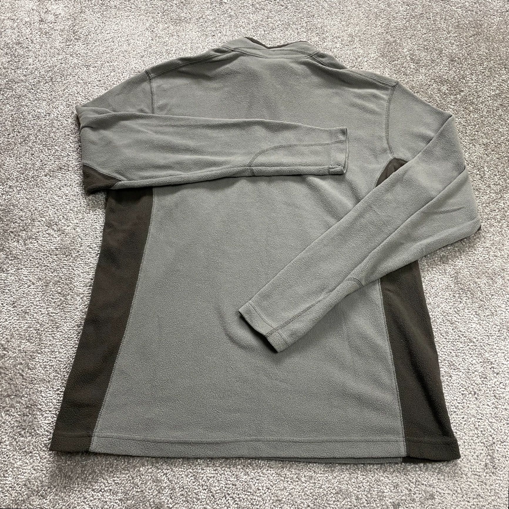 Vintage Columbia Sweatshirt Mens Large Gray High Neck 1/4 Zip Fleece Pullover Outdoor Hoodie (Regular) Men Size US L / EU 52-54 / 3 - 2 Thumbnail