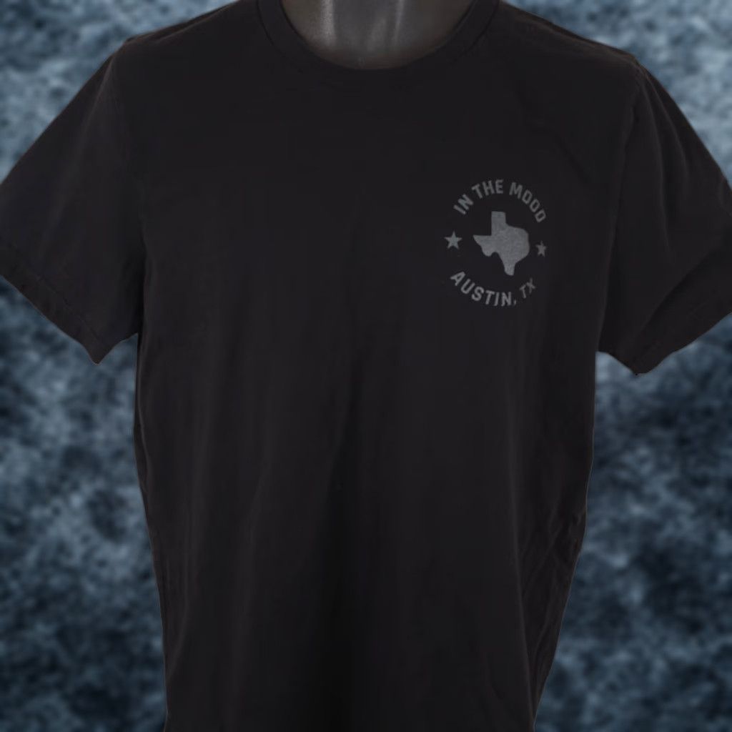Vintage Moody Center T Shirt Mens Size L Black Austin Texas Matthew McConaughey Bella + Canvas Short Sleeve Crew Neck Destination Souvenir 2010s Mens Black Size US L / EU 52-54 / 3 - 1 Thumbnail