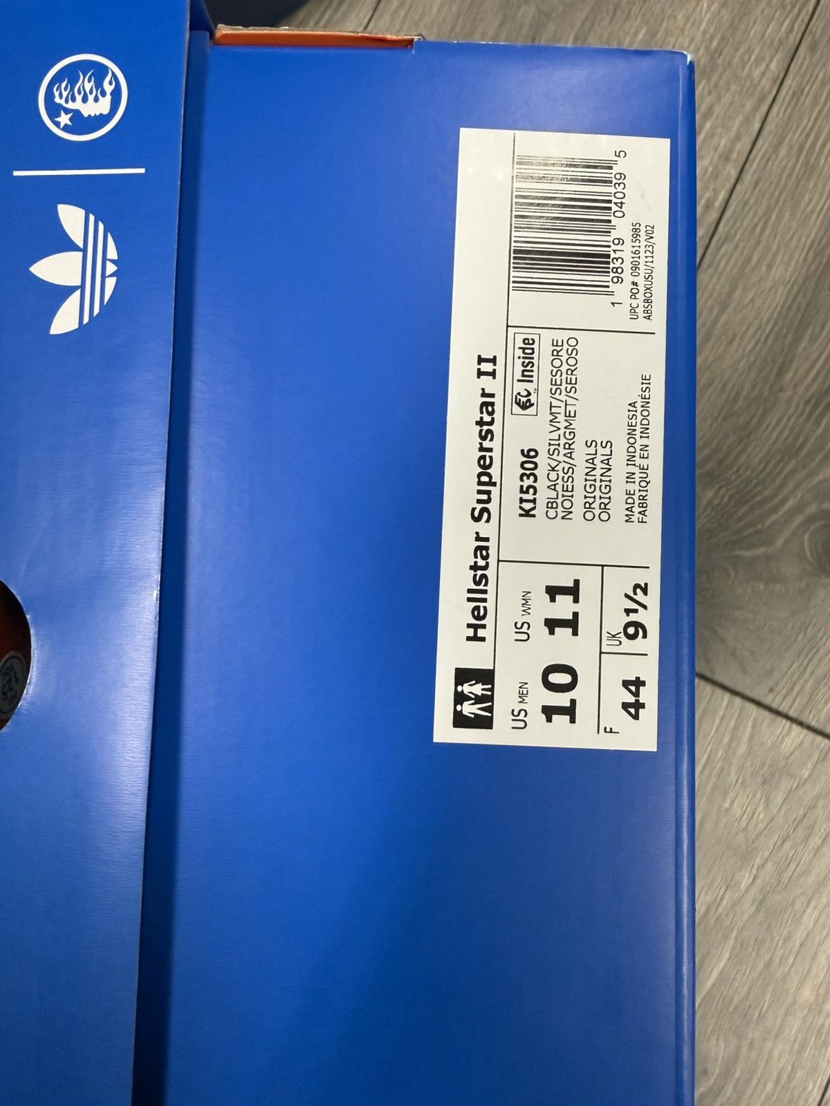 HELLSTAR HELLSTAR Adidas Superstar Black Flame Size US 10 / EU 43 - 8 Thumbnail