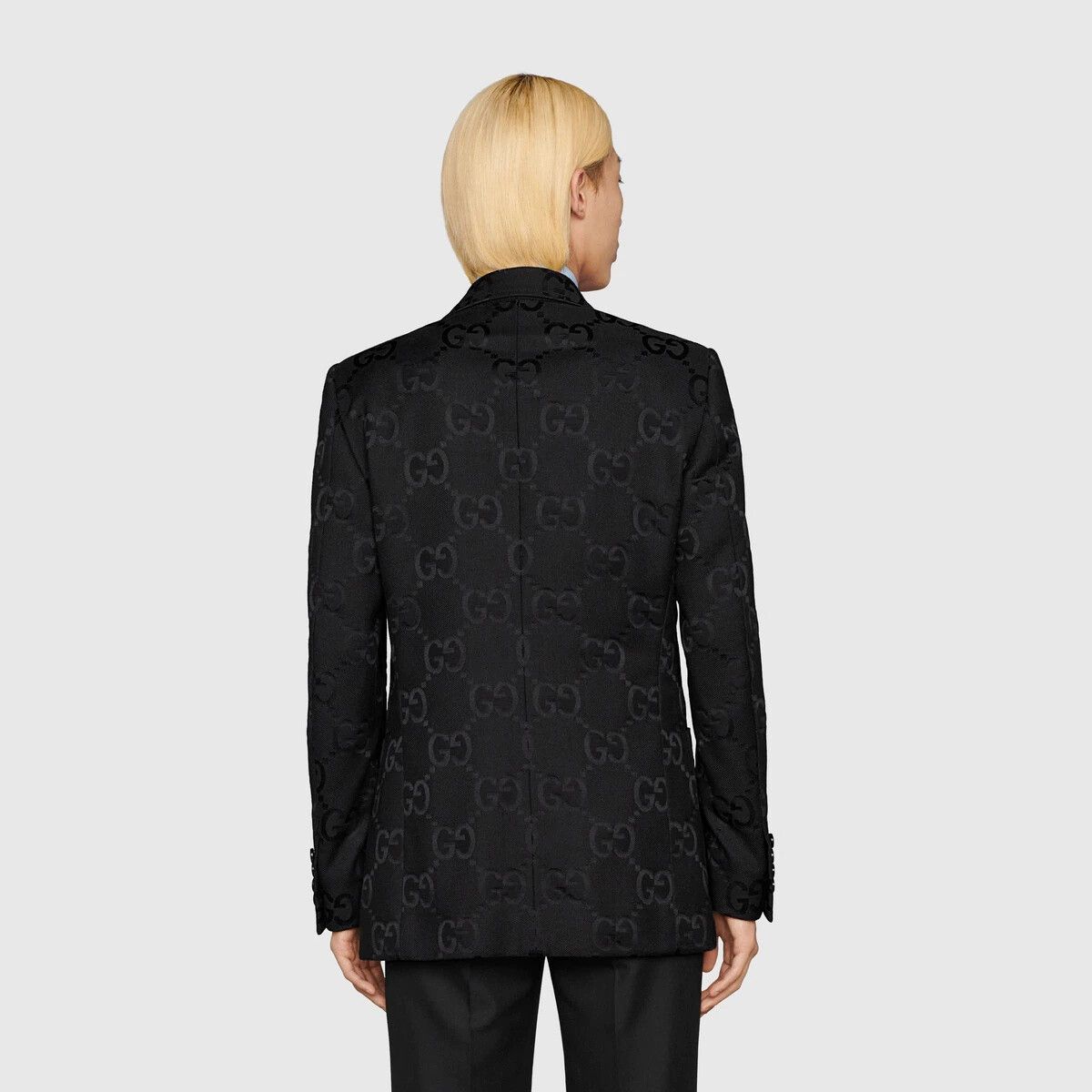 Gucci o1mt1gz0725 Jumbo GG Canvas Jacket in Black Size US S / EU 44-46 / 1 - 4 Thumbnail