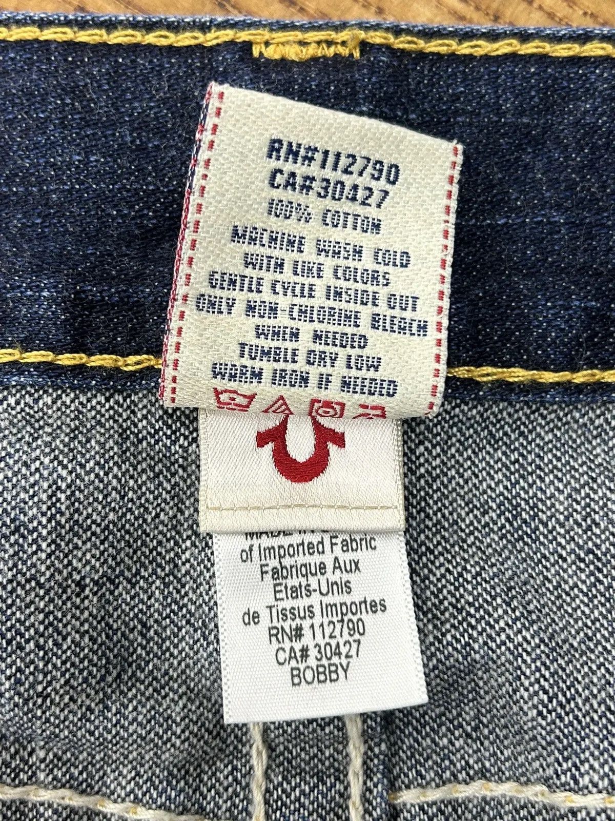 True Religion True Religion Bobby Embroidered Skull Denim Shorts W32 Size 32" / US 10 / IT 46 - 12 Thumbnail