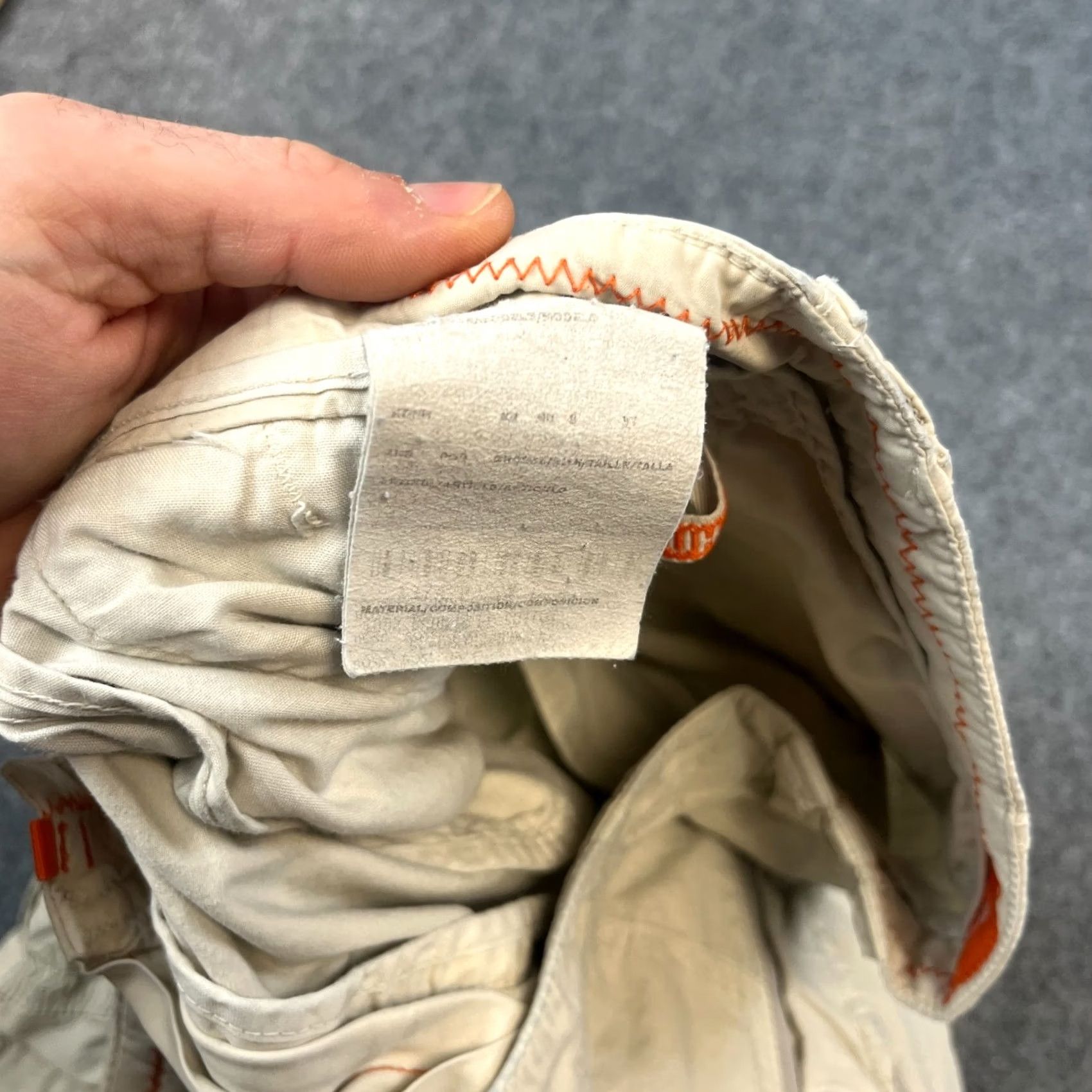 Hugo Boss VINTAGE Hugo Boss Mens Cargo Pants Trousers Straight 30 32 Ivory Cargo Trousers Mens Regular 30 Ivory Size US 30 / EU 46 - 7 Thumbnail