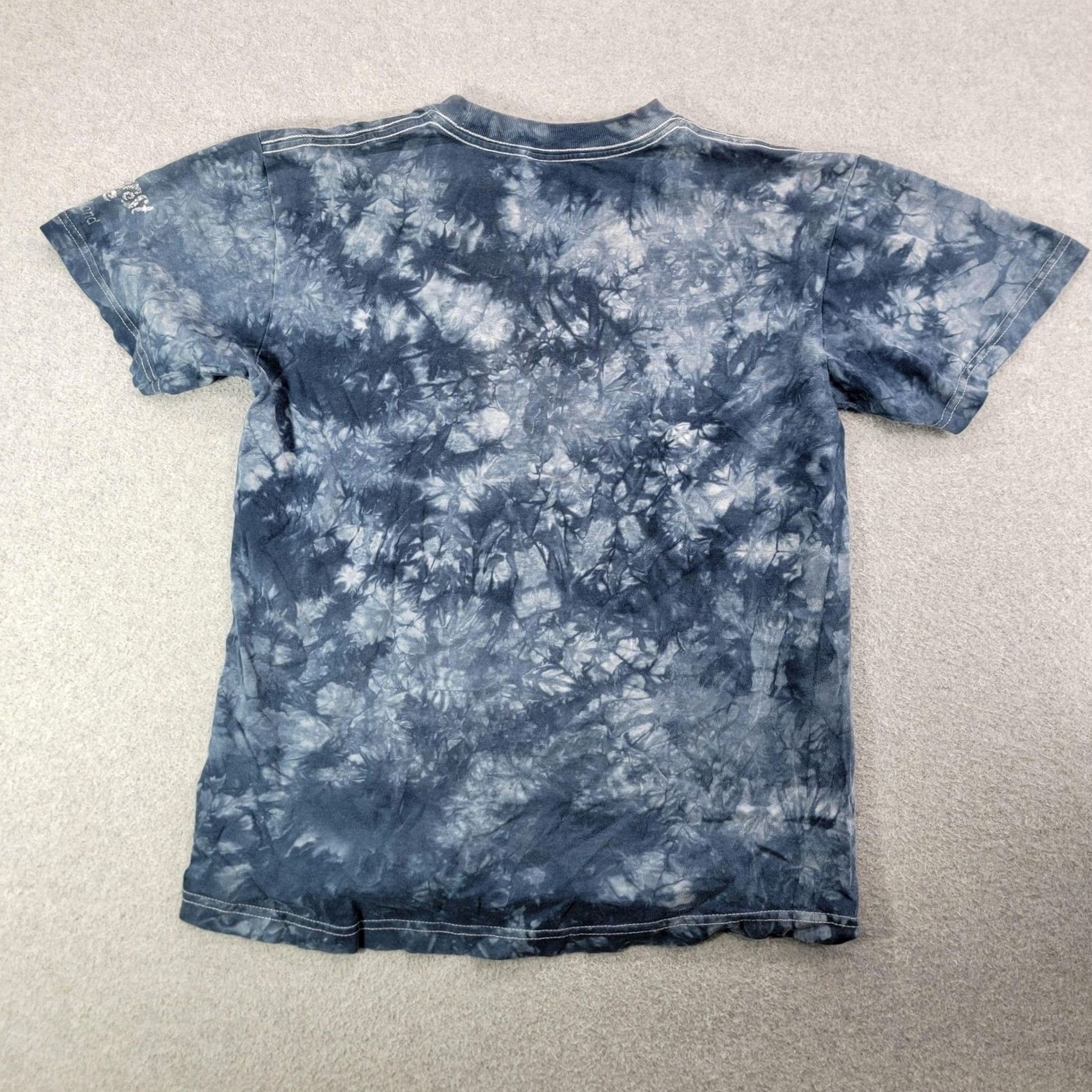 Vintage Rainforest Cafe Shirt Mens Small Blue Tie Dye White Tiger Graphic Galveston Size US M / EU 48-50 / 2 - 6 Thumbnail