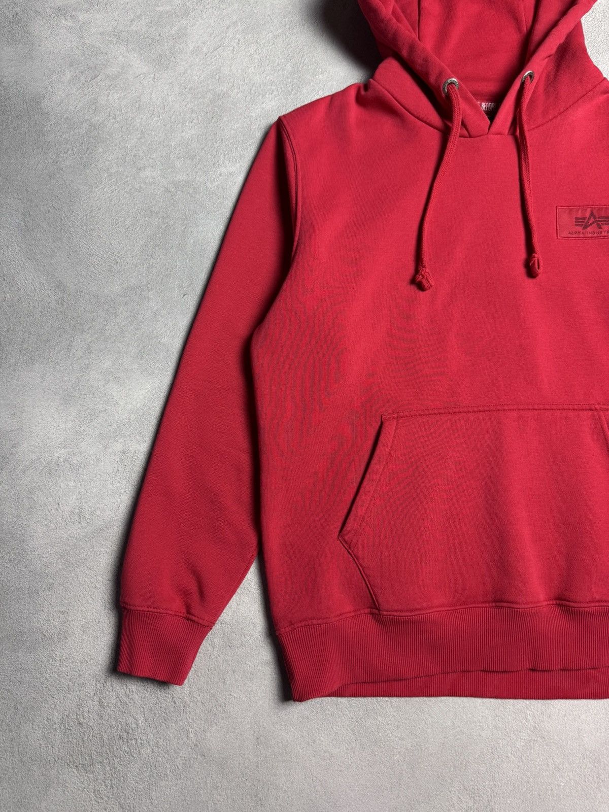 Alpha Industries Alpha Industries Big Logo Cotton Hoodie Red size L Size US L / EU 52-54 / 3 - 5 Thumbnail