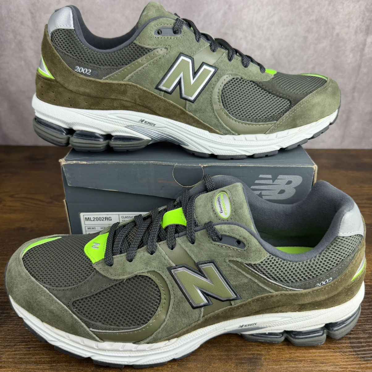 New Balance NEW New Balance 2002R Camo Green Nettle Green Sz 14 ML2002RG Size US 14 / EU 47 - 2 Thumbnail