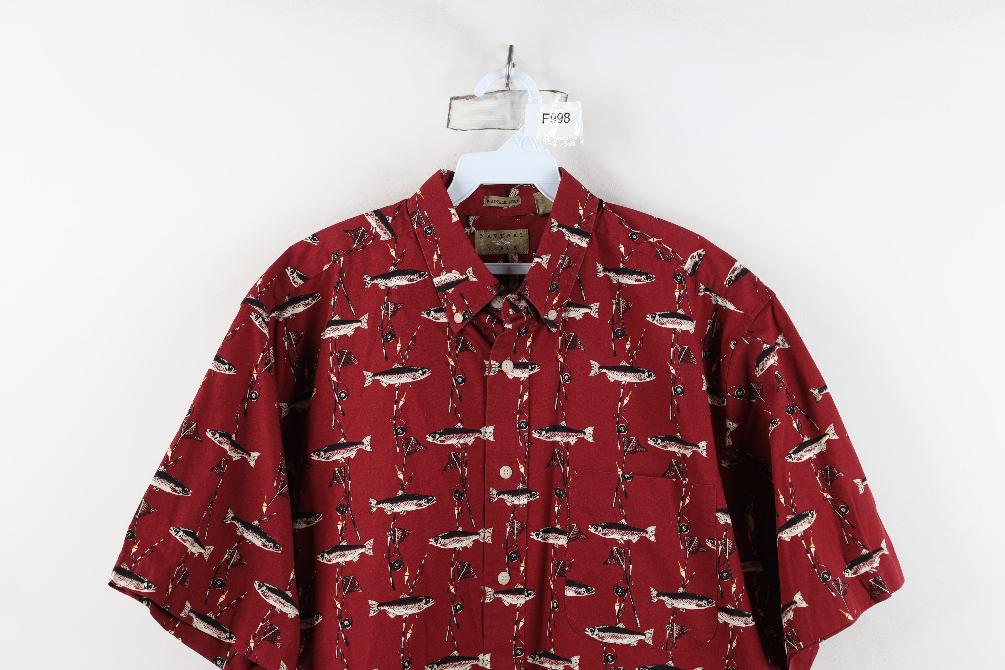 Vintage Vintage 90s Y2K All Over Print Short Sleeve Button Shirt Size US L / EU 52-54 / 3 - 2 Thumbnail