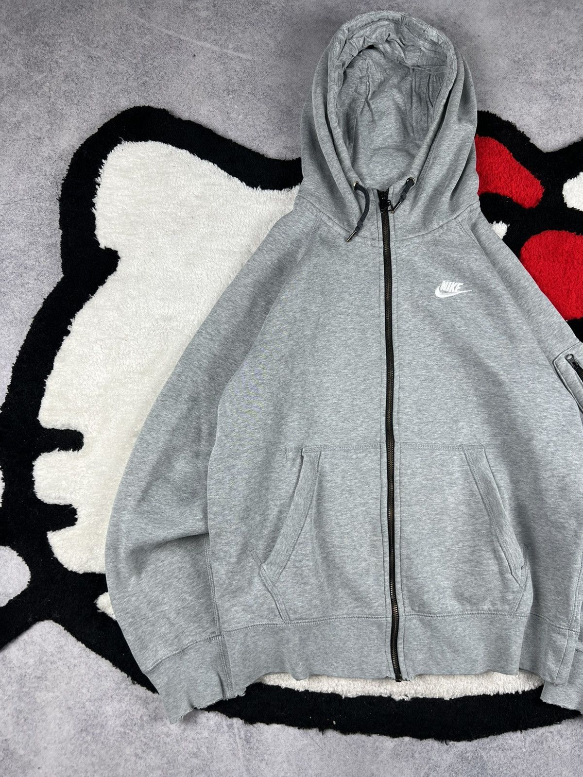 Nike Vintage Nike Tech Fleece Zip Up Swoosh Y2K Hoodie Size US M / EU 48-50 / 2 - 2 Thumbnail