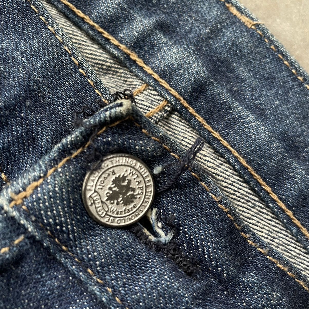 Wtaps WTAPS Extreme Distressed Patchwork Denim Selvedge Size US 34 / EU 50 - 9 Thumbnail