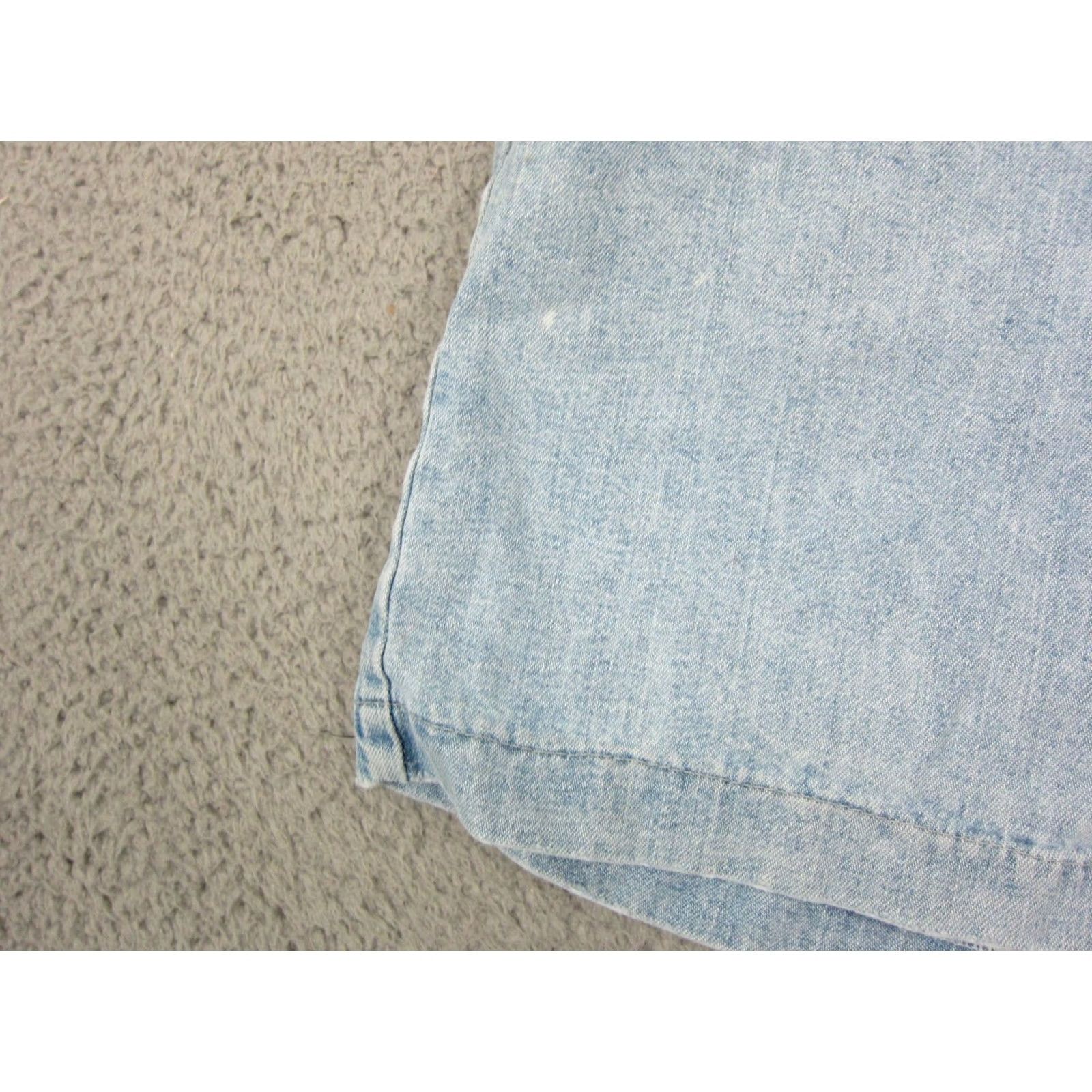 Vintage VINTAGE Riders Shorts Denim 5-Pocket Blue 20W 90s Women Jeans Jorts Made in USA Size 42" / US 20 - 3 Thumbnail