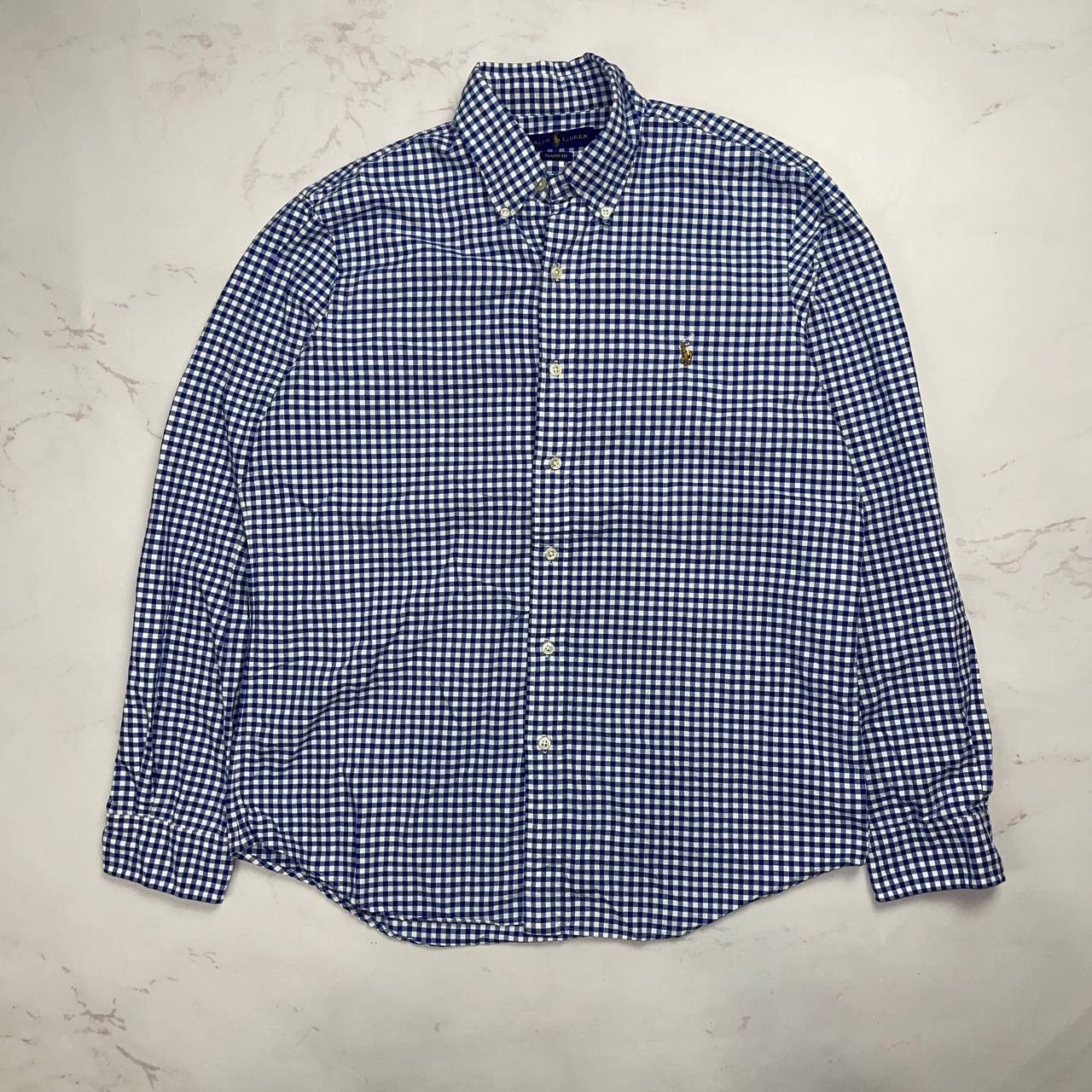 Polo Ralph Lauren Polo Ralph Lauren Plaid Blue Shirt Sz XL Button Long Sleeve Size US M / EU 48-50 / 2 - 1 Thumbnail