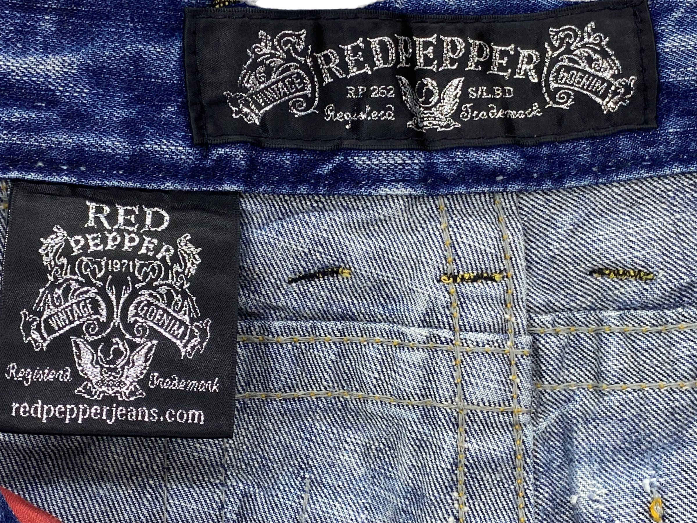 Japanese Brand Red Pepper Jeans Flare Jeans Distressed Jeans Size US 30 / EU 46 - 8 Thumbnail
