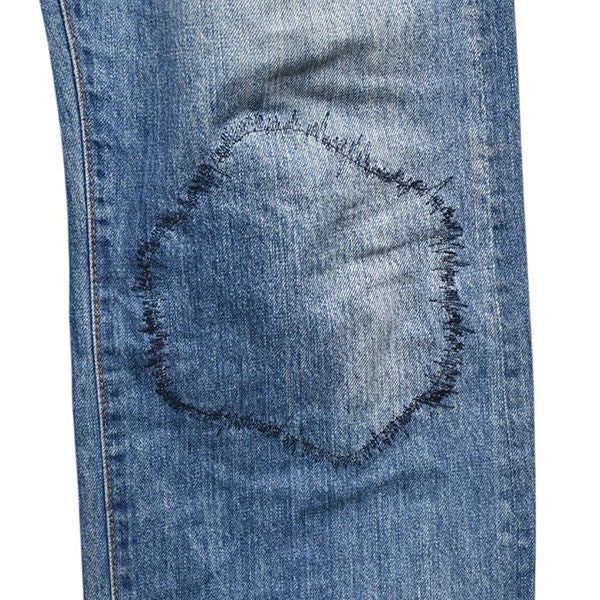 Yohji Yamamoto SPOTTED HORSE CRAFT YOHJI YAMAMOTO Repaired denim pants Size US 34 / EU 50 - 6 Thumbnail