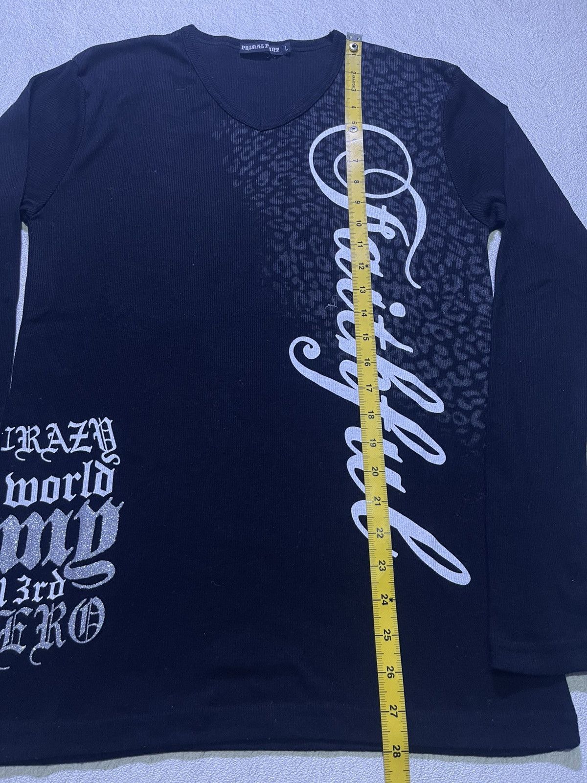 Japanese Brand Y2K PRIMAL POINT long sleeve tshirt Size US M / EU 48-50 / 2 - 8 Thumbnail
