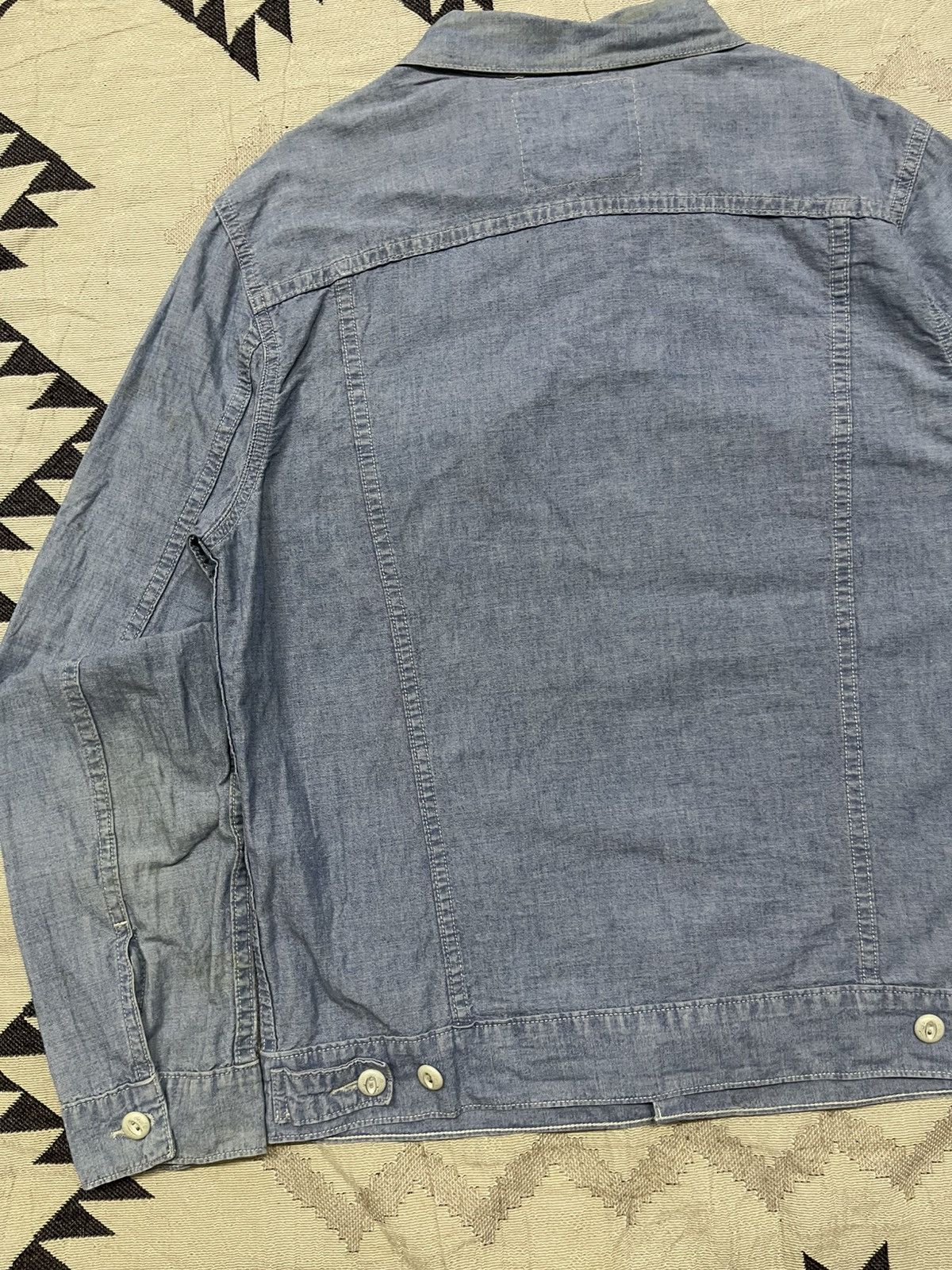 Levi's 2000s LEVIS SOFT DENIM LIGHT JACKET Size US M / EU 48-50 / 2 - 17 Thumbnail