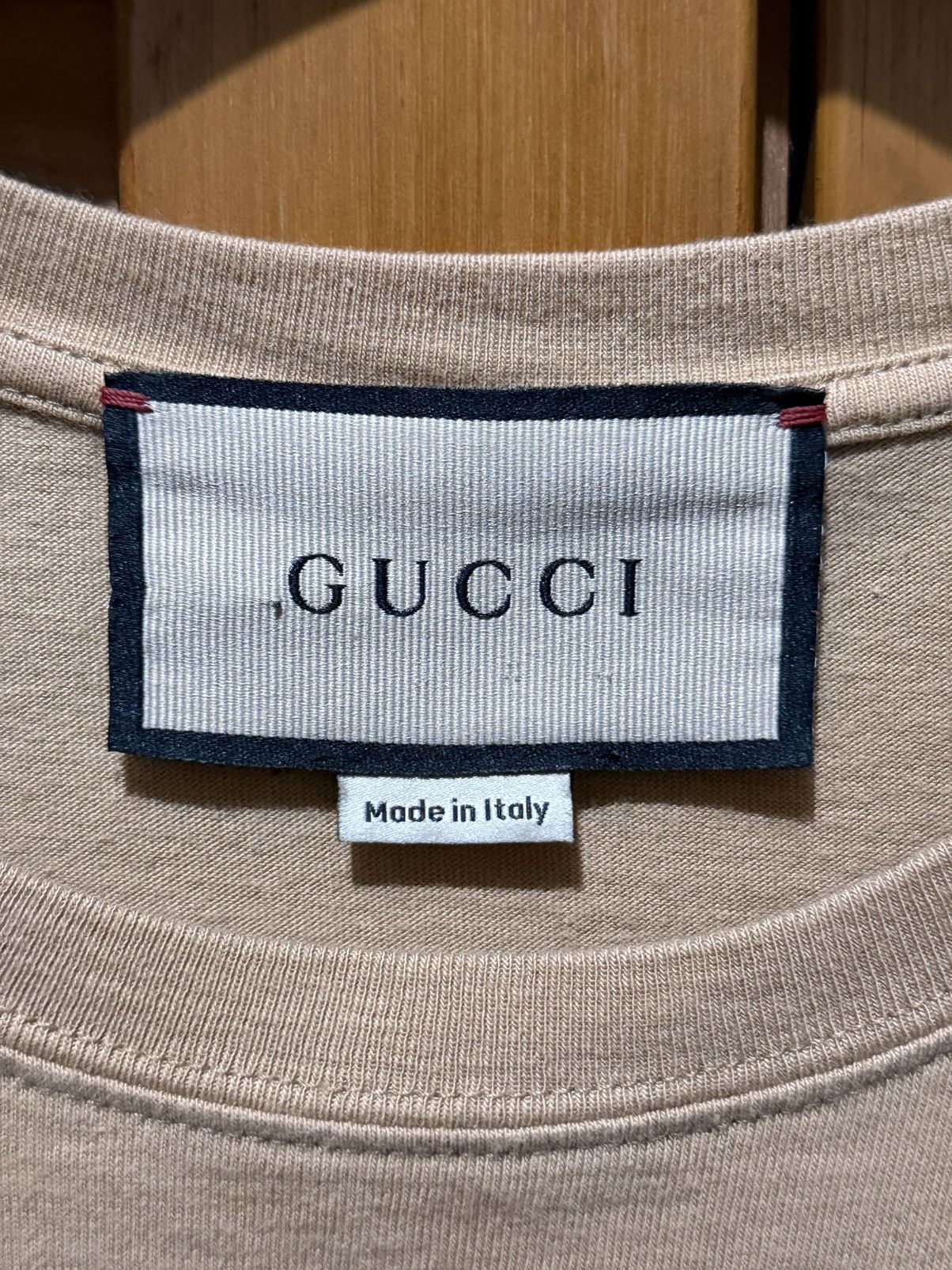 Gucci Gucci Firenze Double G Logo Tee Beige Size US XS / EU 42 / 0 - 2 Thumbnail