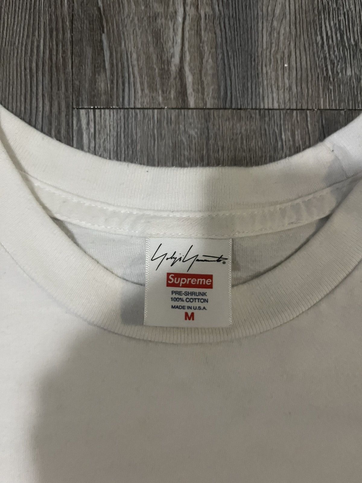 Supreme × Yohji Yamamoto Supreme Yohji Yamamoto Logo Tee Size US M / EU 48-50 / 2 - 2 Thumbnail